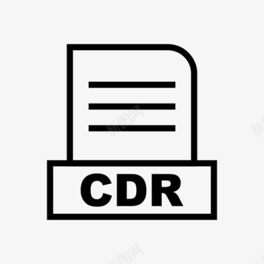 cdr文档文件图标