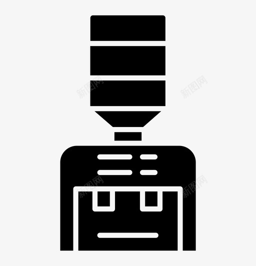 饮水机水容器家用雕文svg_新图网 https://ixintu.com 饮水机 容器 家用 雕文