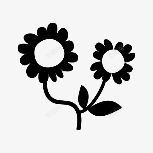 花卉美容盆栽植物svg_新图网 https://ixintu.com 花卉 美容 盆栽 植物 玫瑰 向日葵