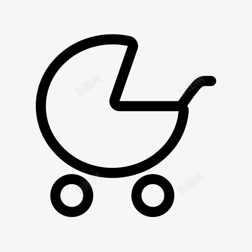 婴儿车领养婴儿svg_新图网 https://ixintu.com 婴儿车 领养 婴儿 托儿 家庭 孩子 员工 津贴