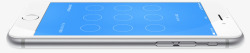 iPhone6平躺灰色素材