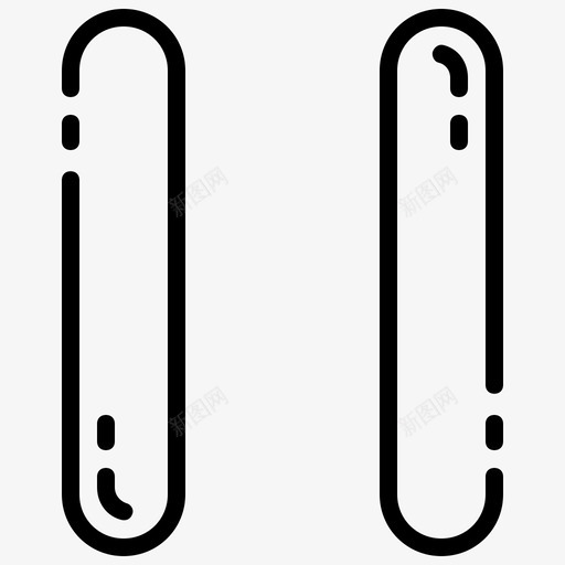 暂停控件媒体svg_新图网 https://ixintu.com 控件 媒体 暂停 类型 大纲