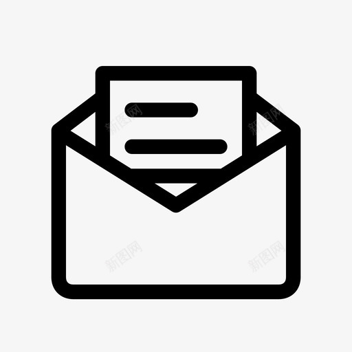 邮件阅读信件旧svg_新图网 https://ixintu.com 邮件 阅读 信件 打开 界面 图标