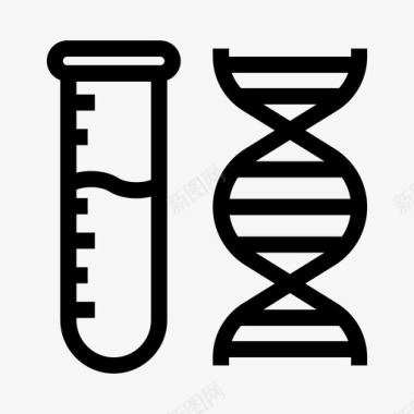 生物学dna医学图标