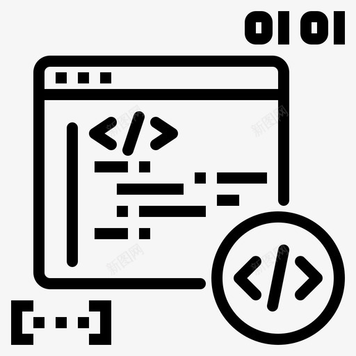 编辑编码编程svg_新图网 https://ixintu.com 编辑 编码 编程 源代码 编写 开发