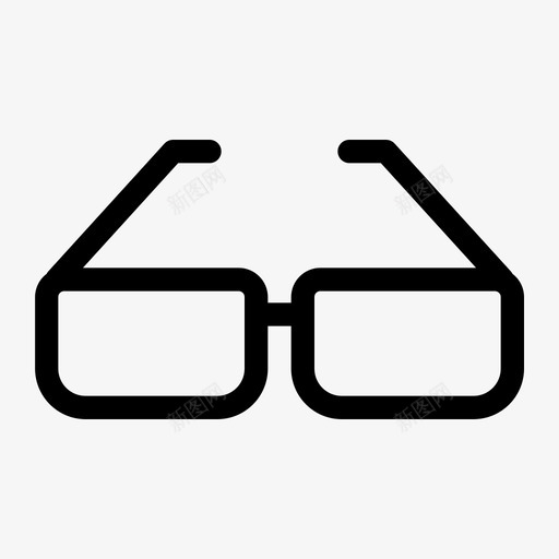 眼镜商务时尚svg_新图网 https://ixintu.com 眼镜 时尚 商务 款式 套装