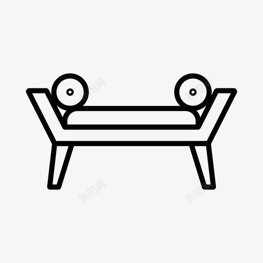 长凳家具内部svg_新图网 https://ixintu.com 长凳 家具 内部 座椅 侧面