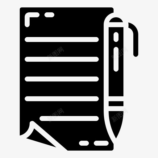 合同批准文件svg_新图网 https://ixintu.com 合同 批准 文件 签字 商务 财务 第卷 图示
