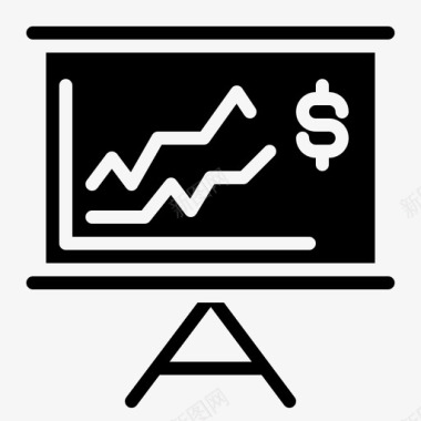 图表金钱表现图标