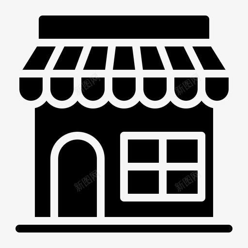 商店市场网上商店svg_新图网 https://ixintu.com 购物 商店 市场 网上商店 商业