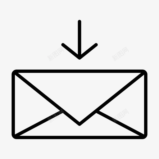 保存邮件下载消息svg_新图网 https://ixintu.com 保存 邮件 下载 消息 接收 业务 图标 完成