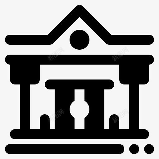 法院建筑法律svg_新图网 https://ixintu.com 法律 法院 建筑 建筑法 正义 雕文