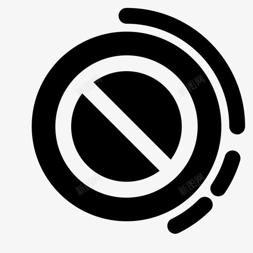 拒绝禁止停止svg_新图网 https://ixintu.com 禁止 拒绝 停止 警告 用户界面 实心