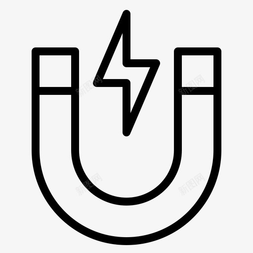 磁铁生态能源svg_新图网 https://ixintu.com 磁铁 生态 能源 电力 节约