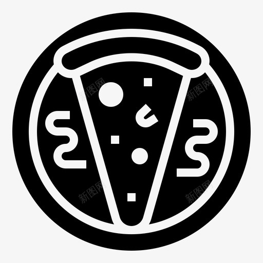 披萨开胃菜美味svg_新图网 https://ixintu.com 披萨 开胃菜 美味 食物 切片 生日 聚会 铭文