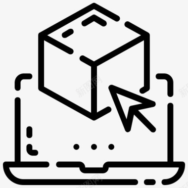 三维计算机设计图标
