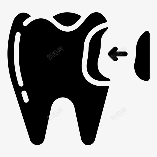 牙齿填充牙科口腔科svg_新图网 https://ixintu.com 牙科 牙齿 填充 口腔科 护理 雕文