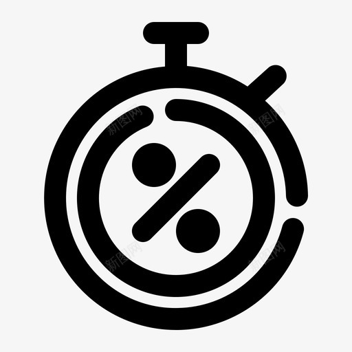 时间折扣黑色星期五折扣计时器svg_新图网 https://ixintu.com 折扣 时间 黑色 星期五 计时器 促销