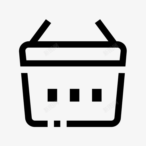 购物篮购物车网上svg_新图网 https://ixintu.com 购物篮 购物车 网上销售 商店 电子商务