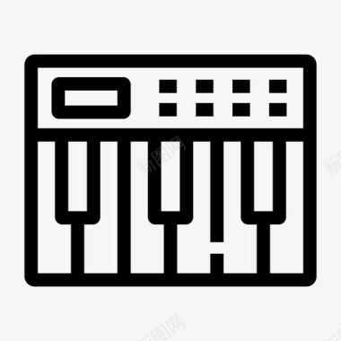 钢琴设备电子图标