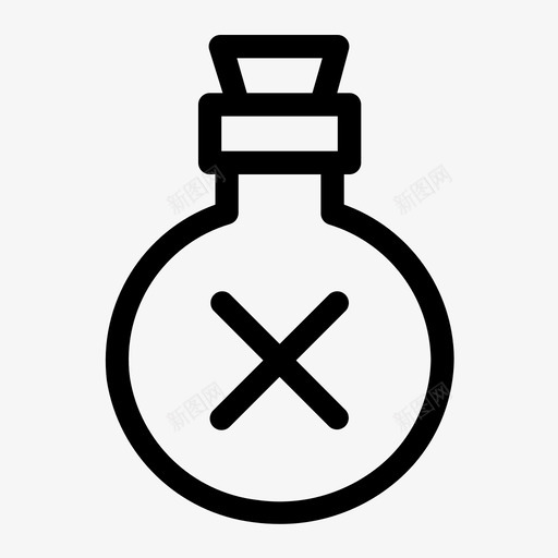 危险液体瓶子化学品svg_新图网 https://ixintu.com 危险 液体 瓶子 化学品 健康 医疗 符号 医疗器械