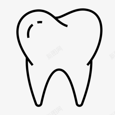 牙齿解剖学身体部位图标