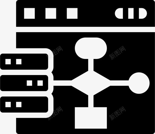数据库算法图表处理svg_新图网 https://ixintu.com 数据库 算法 图表 处理 结构 大数 数据 图示