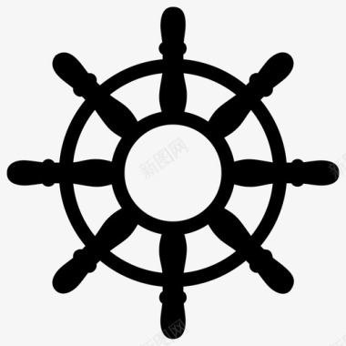 舵手船航海员图标