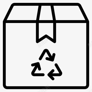 包装盒交付生态图标