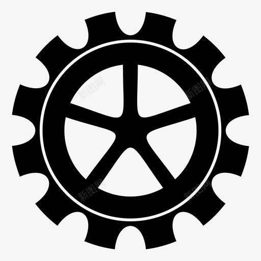 齿轮工程工业svg_新图网 https://ixintu.com 齿轮 工程 工业 安装 车轮