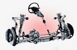 AMG车速感应式运动型转向系统汽车素材