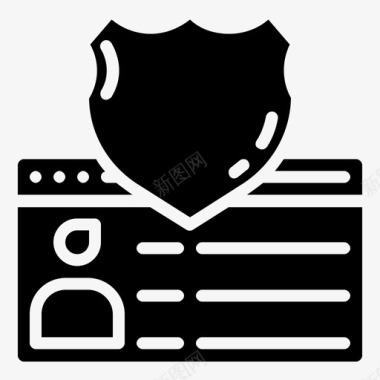 配置文件保护帐户安全图标
