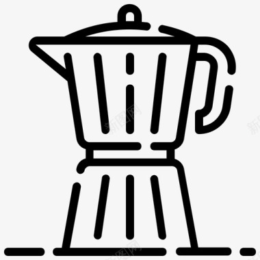 咖啡机饮料食品和饮料图标