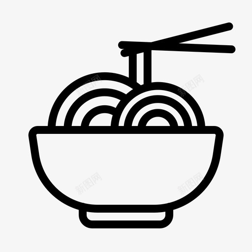 碗里面筷子食物svg_新图网 https://ixintu.com 碗里 里面 食物 筷子 饮料