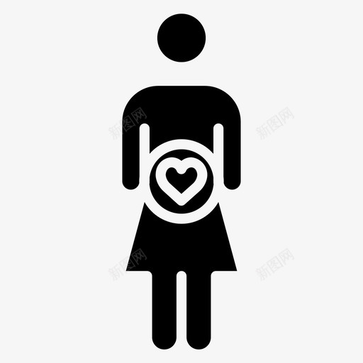 母亲产妇孕妇svg_新图网 https://ixintu.com 母亲 产妇 孕妇 妇女 化身