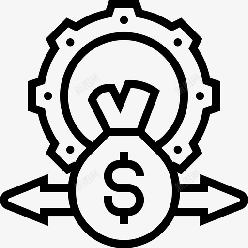 福利预算投资svg_新图网 https://ixintu.com 资金 福利 预算 投资 收入 管理