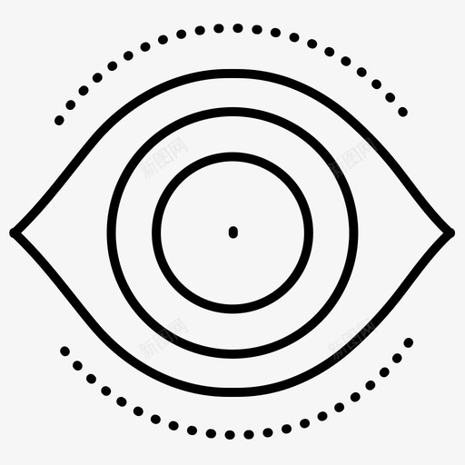 眼睛解剖学视力svg_新图网 https://ixintu.com 眼睛 解剖学 视力 瞳孔 视野 医疗保健