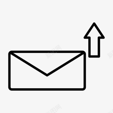 发送邮件邀请信件图标