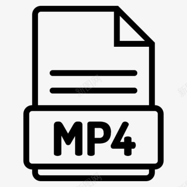 mp4转换文档图标