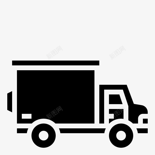移动卡车货物物流svg_新图网 https://ixintu.com 移动 卡车 货物 物流 拖车 施工 车辆 标志