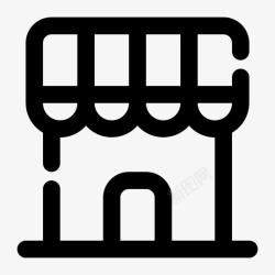 市场商店市场商店商业街角高清图片