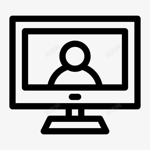 计算机用户帐户设备svg_新图网 https://ixintu.com 计算机 用户 帐户 设备 配置文件 业务 资料