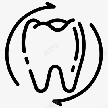 牙科复查牙科口腔科图标