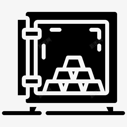 黄金保险箱货币金融svg_新图网 https://ixintu.com 货币 黄金 保险箱 金融 铭文