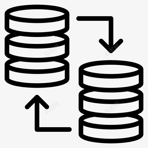 传输数据互联网svg_新图网 https://ixintu.com 数据 传输 互联网 网络技术 网络
