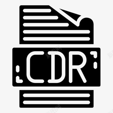 cdr文件文档格式图标