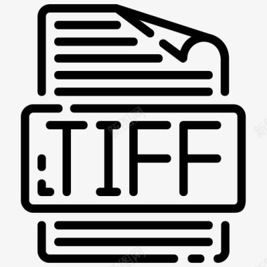 tiff文件文档格式图标
