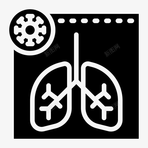 肺冠状病毒covid19svg_新图网 https://ixintu.com 冠状 病毒 射线 医疗保健