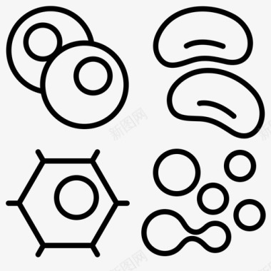 细胞生物学人类图标