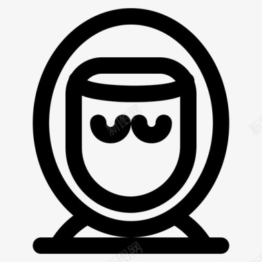 女孩阿凡达伊斯兰教图标